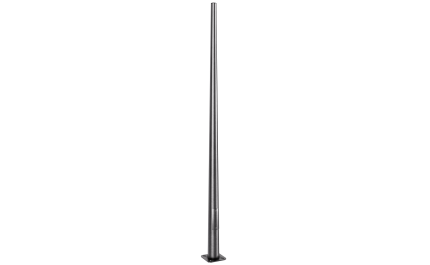 Round tapered pole 10 ft. RTP OD  (Galvanized steel)